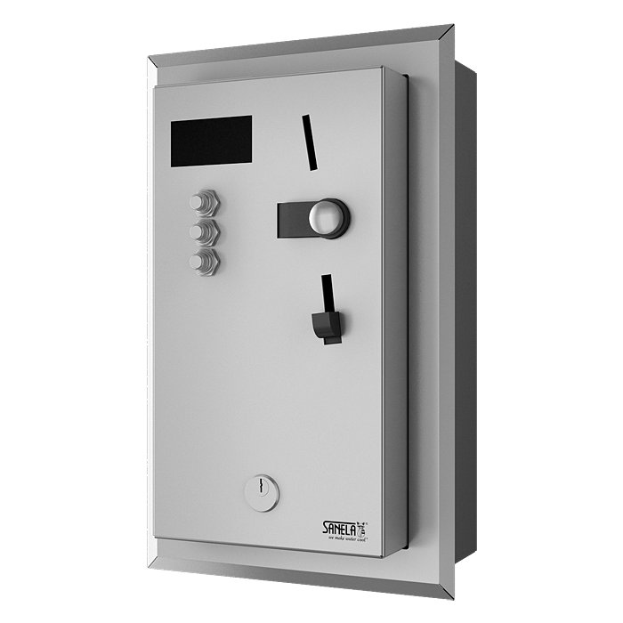 SLZA 01MZ - Vestavěný mincovní a žetonový automat pro jednu až tři sprchy - přímé ovládání 88012