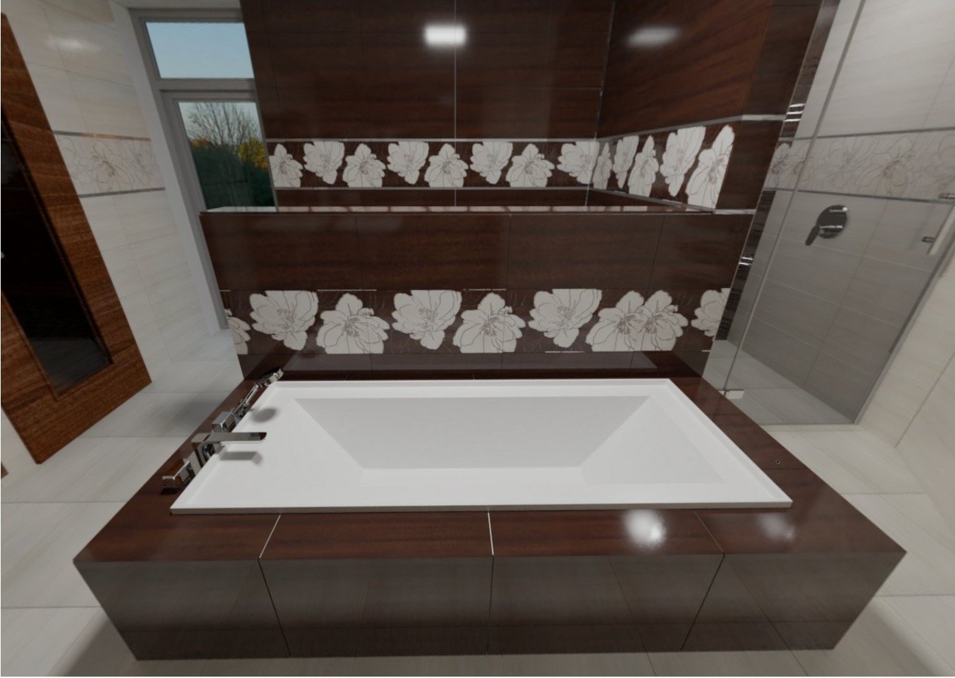 3D návrh - koupelna Ashen Ashen 360