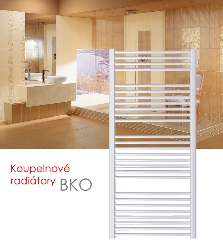 BKO.ER 60x73 elektrický radiátor s regulátorem, do zásuvky, bílá