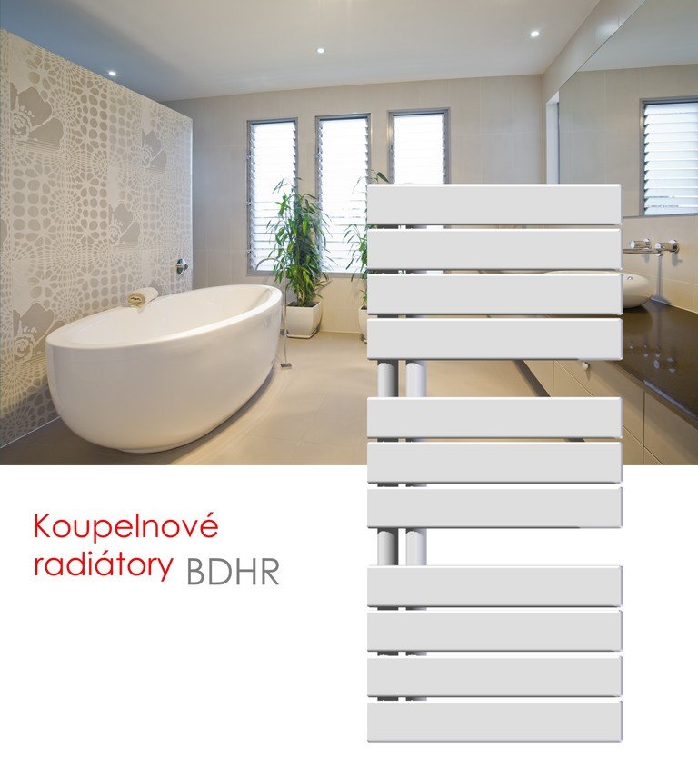 BDHR.ER 45x122 elektrický radiátor s regulátorem, do zásuvky, bílá